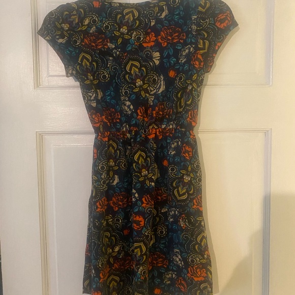 Girls Lularoe printed midi dress with pockets - Picture 4 of 4